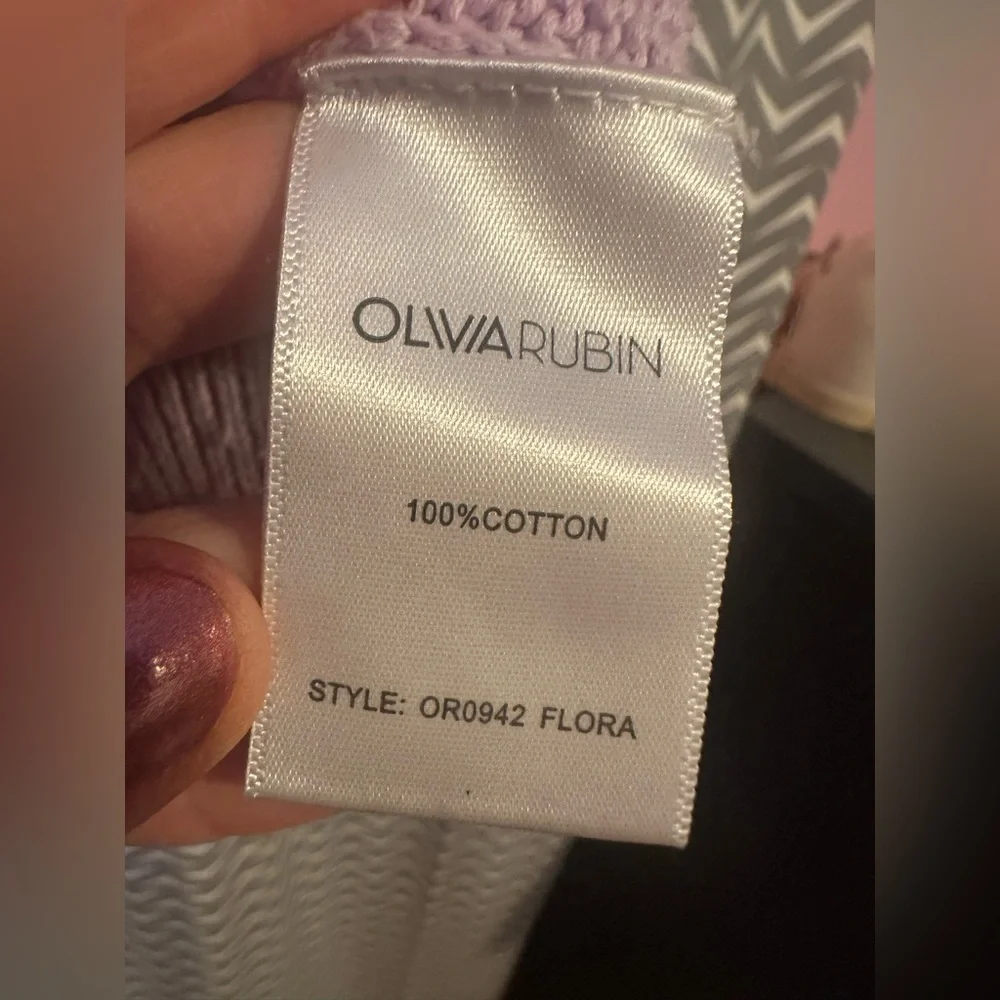 Olivia Rubin | Flora Fruit Cross Stitch Cardigan, size M - Picture 9 of 10